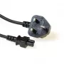 Maitinimo laidas UK kištukas ACT Powercord C5 juodas 1.8 m