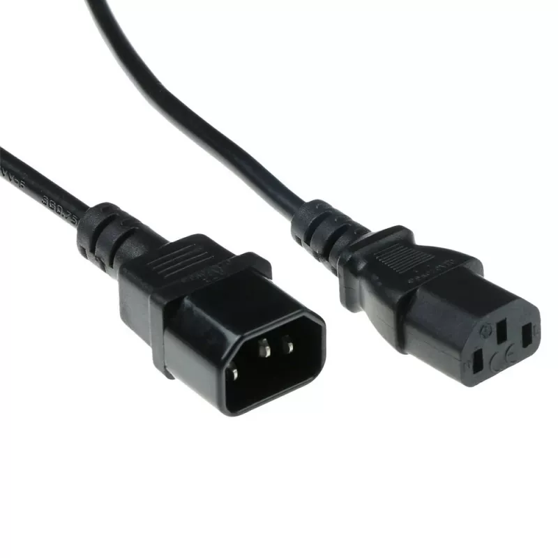 Maitinimo laidas C13 - C14 juodas 4 m ACT Powercord AK5149