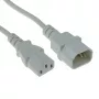 Maitinimo laidas ACT Powercord C13 - C14 baltas 1,2 m