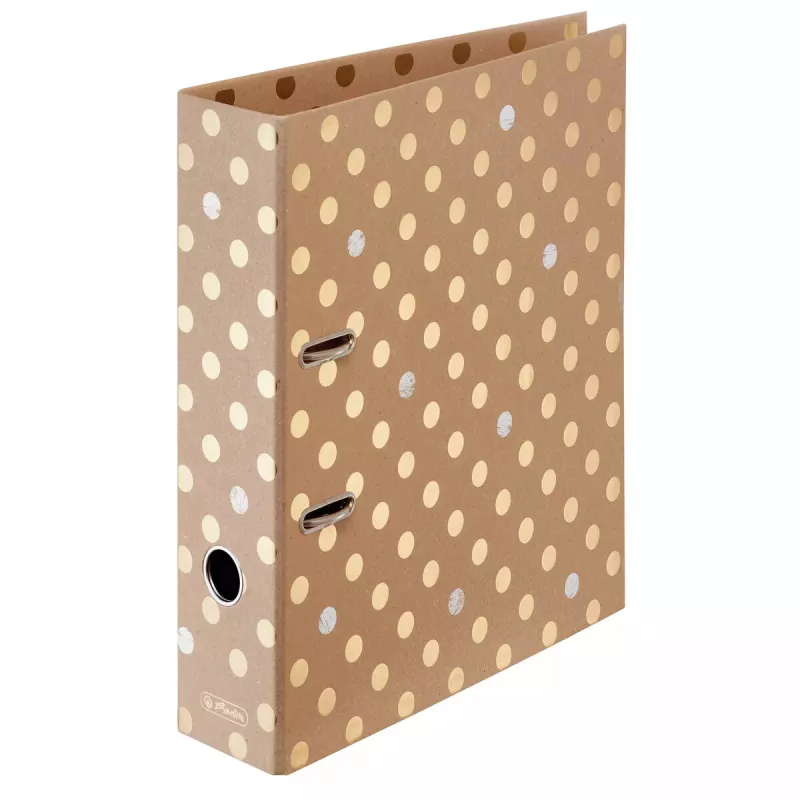 Segtuvas su žiedais A4 Herlitz Pure Glam Gold Sidabrinė