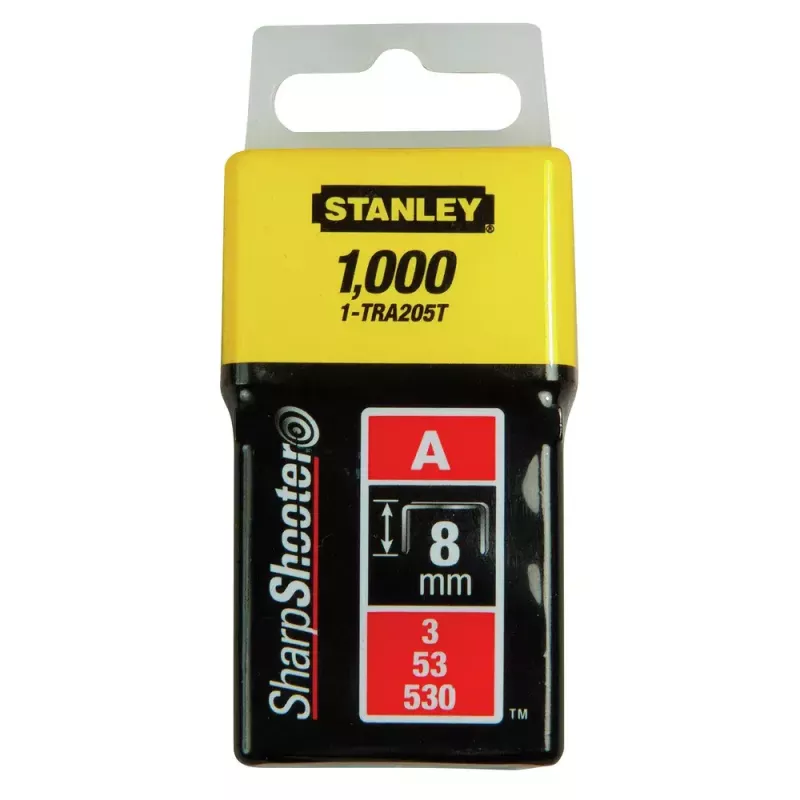 Kabės Stanley 1-TRA205T 1000 vnt.