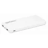 “Manhattan” išorinė baterija, 10000 mAh, išvestis: 2x USB-A (2,1 A ir 1 A), įvestis: USB-C ir Micro-USB (abu 2 A), balta, vienerių metų garantija