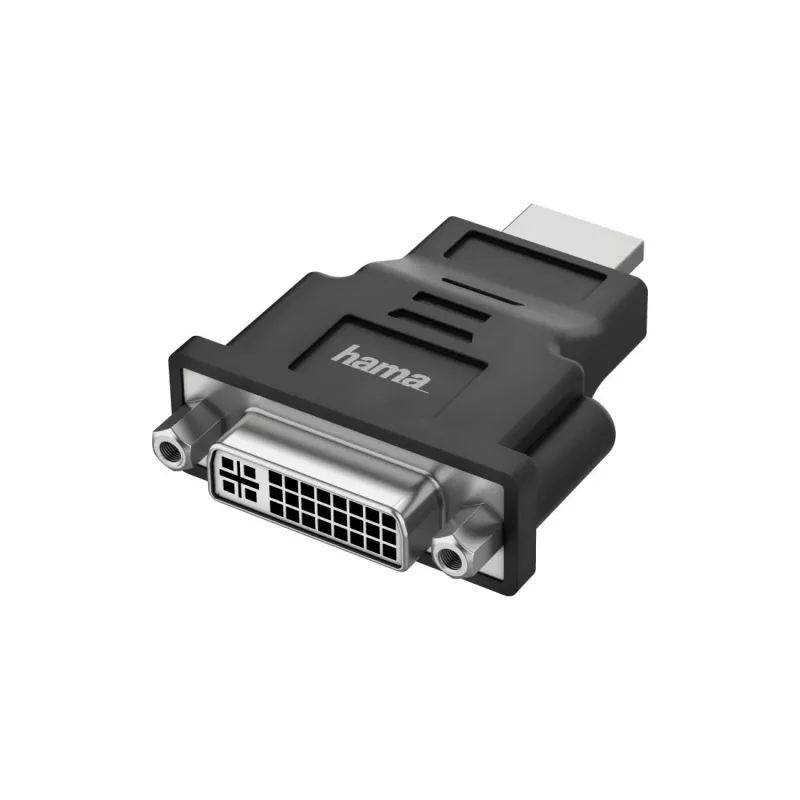 Hama 00200339 kabelio jungčių adapteris HDMI Type A (Standartinis) DVI-I juodas