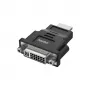 Hama 00200339 kabelio jungčių adapteris HDMI Type A (Standartinis) DVI-I juodas
