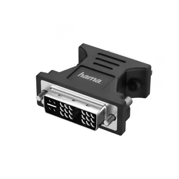 Hama 00200340 jungčių adapteris DVI-I į VGA (D-Sub) juodas