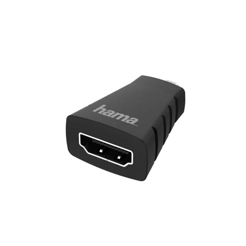 Hama 00200348 laido adapteris HDMI Type D (Micro) HDMI Type A (Standard) juodas