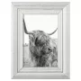 Vienos nuotraukos rėmelis Hama Canuto White Glass Wood