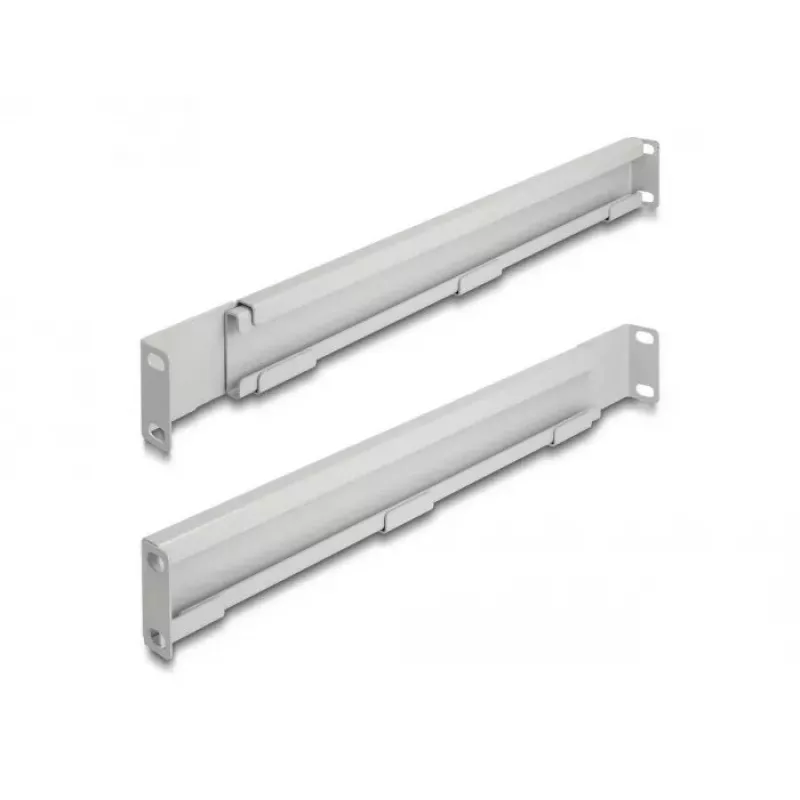 Montavimo laikiklis DeLOCK 19 colių reguliuojamo ilgio 368–600 mm pilkas 2 vnt.