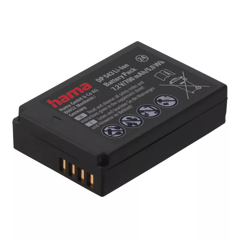 Baterija Hama DP 543 Ličio jonų 700 mAh, skirta fotoaparatui