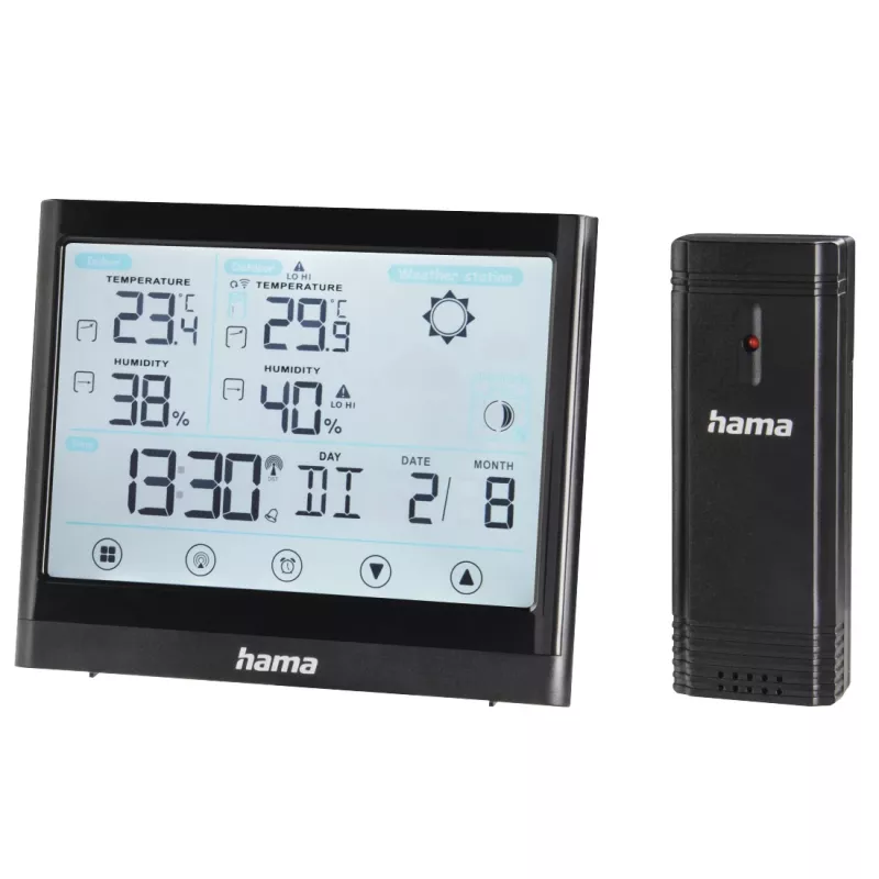 Hama Full Touch juoda LED baterija