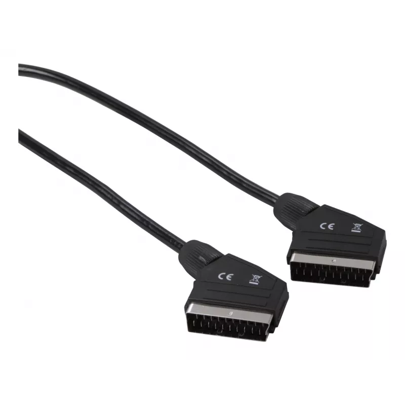 Hama 00182020 SCART laidas 3 m SCART (21 kontaktų) Juodas