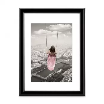 Hama Swing vienas paveikslėlio rėmelis, juodas