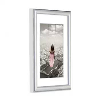 Hama Swing viengubas paveikslėlių rėmelis, sidabrinis