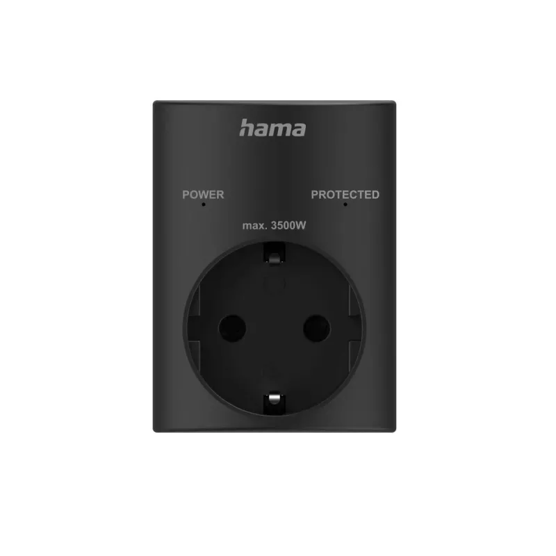 Hama 223322 išmanusis kištukas 3680 W Namai Juoda
