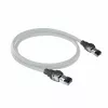 ACT pilkas 2 metrų S/FTP CAT6A IDC 4PPoE / PoE++ 100W LSZH komutacinis kabelis be užkliuvimų su RJ45 jungtimis