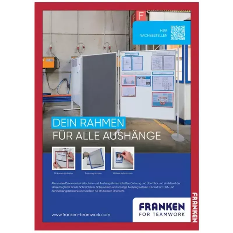 Lentos rėmas Franken AR15012 Raudonas A3 470x10x650mm 2 vnt.