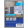 Rėmas lentai Franken AR15132 Sidabrinis A3 470x10x650mm 2 vnt.