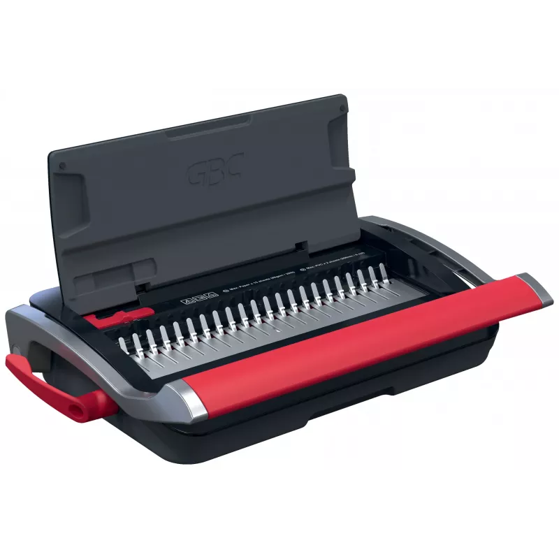 GBC CombBind® CB15 Manual Binding Machine, Comb binding machine, Manual, 165 sheets, Juoda, Red