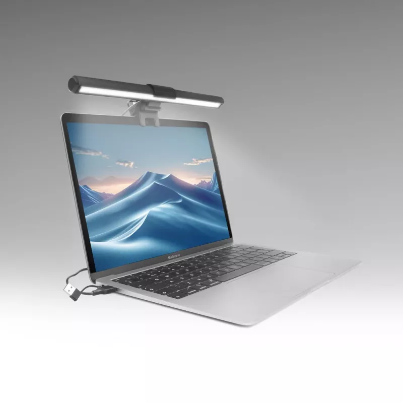 Prie nešiojamojo kompiuterio prisegamas LED šviesos strypas ACT AC8050, pritemdomas, maitinamas per USB