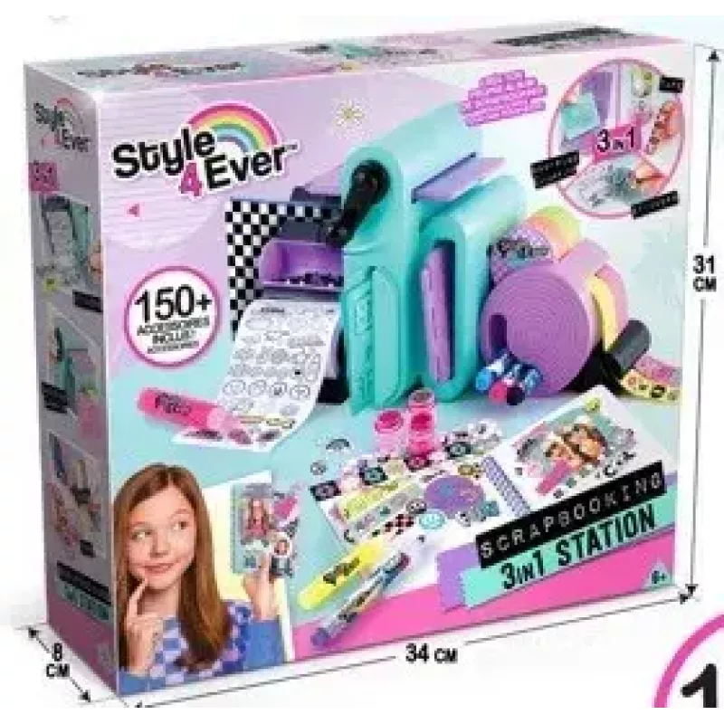 Scrapbooking stotelė Canal Toys 275CL 3-in-1 rinkinys — Canal Toys 275CL