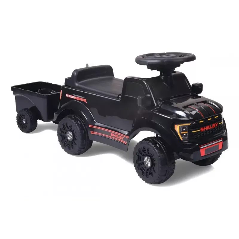 Važiuojamas automobilis Jamara Shelby Ford F-150 Raptor — maitinamas baterijomis, 1 sėdynė, 4 ratai, juoda