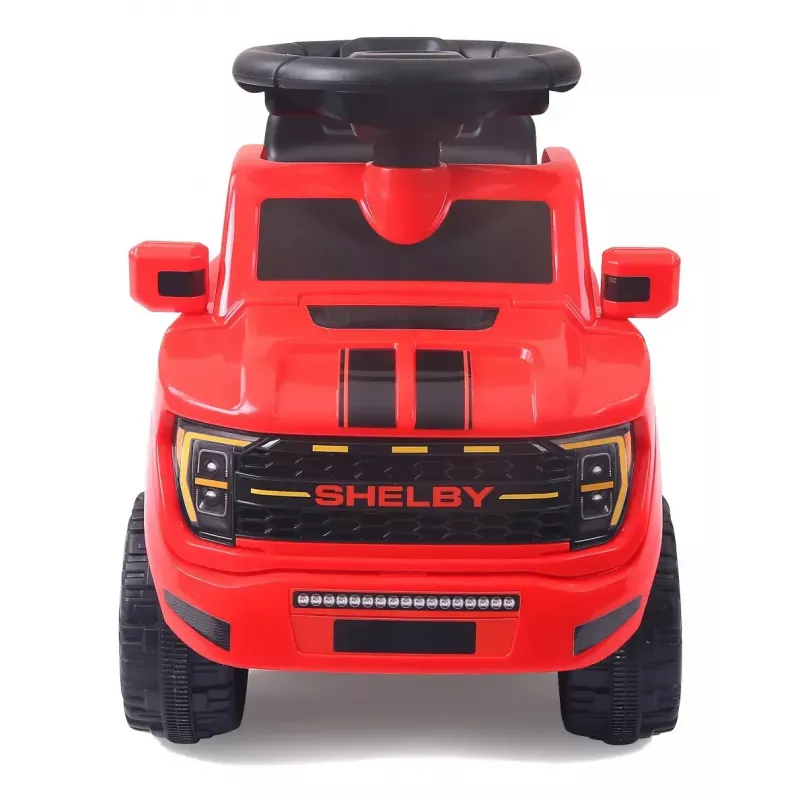 Elektromobilis Jamara Shelby Ford F-150 Raptor — maitinamas baterijomis, 1 sėdima vieta, 4 ratai, juoda/raudona