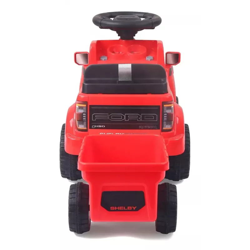 Elektromobilis Jamara Shelby Ford F-150 Raptor — maitinamas baterijomis, 1 sėdima vieta, 4 ratai, juoda/raudona
