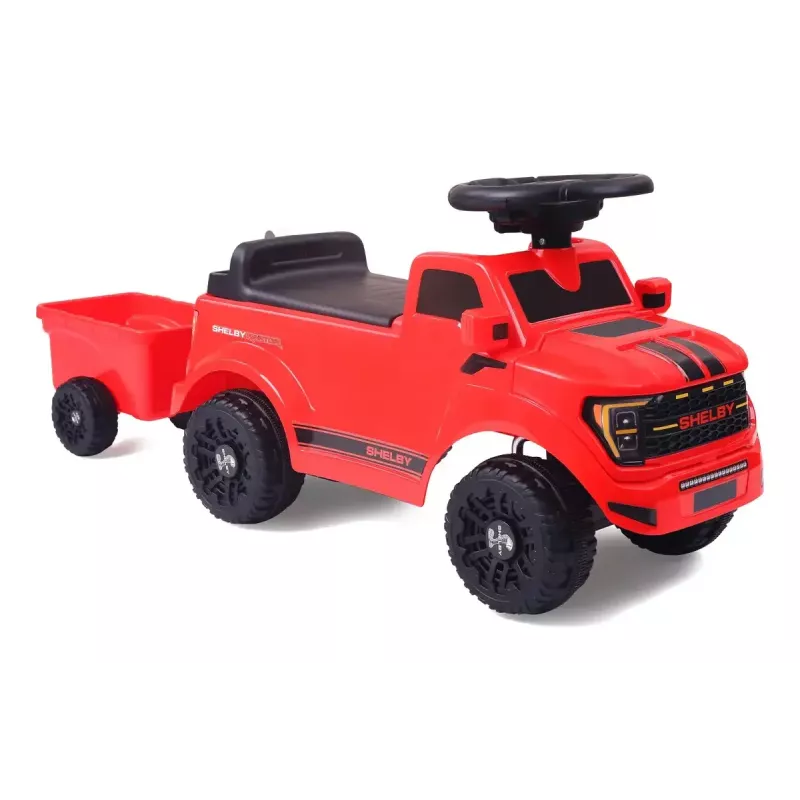 Elektromobilis Jamara Shelby Ford F-150 Raptor — maitinamas baterijomis, 1 sėdima vieta, 4 ratai, juoda/raudona