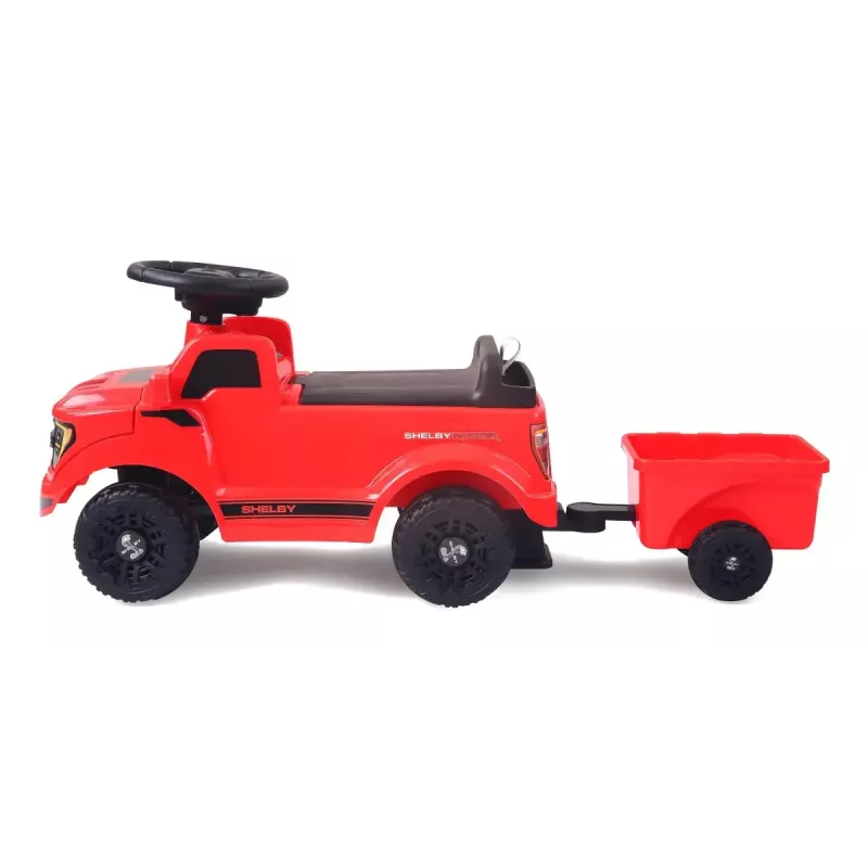 Elektromobilis Jamara Shelby Ford F-150 Raptor — maitinamas baterijomis, 1 sėdima vieta, 4 ratai, juoda/raudona