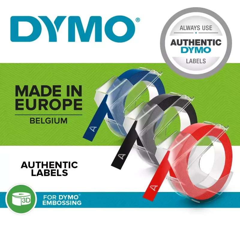 DYMO 3D etikečių juostelės etikečių gamybos juostelė