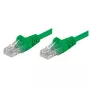 Techly 5 m RJ45 Cat 5e tinklo kabelis, žalias, Cat5e, U/UTP (UTP)
