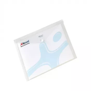Rexel Popper aplankas-laiškas A4 baltas (5), A4, Polipropilenas (PP), Balta, 150 lapų, 335 mm, 235 mm