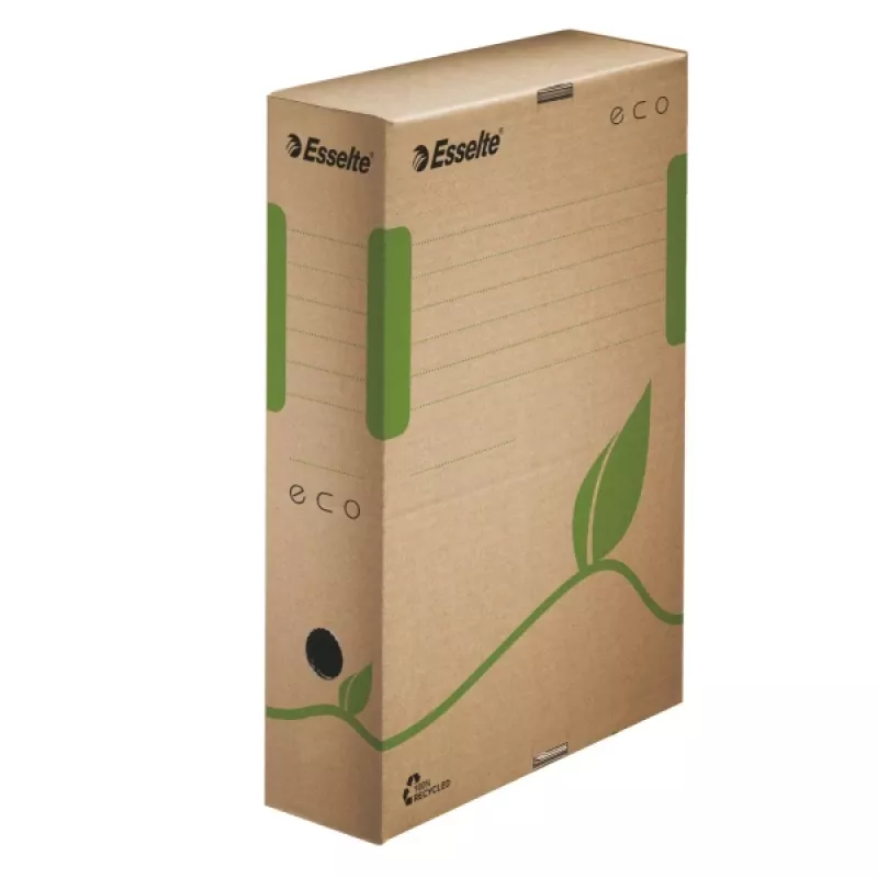 Esselte archyvavimo dėžutė Eco FSC® 80 mm, ruda, žalia, A4, 120 g, 80 x 327 x 233 mm