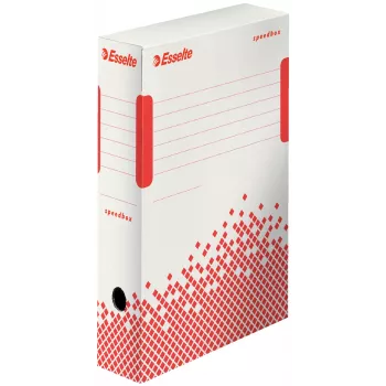 Esselte archyvavimo dėžutė Speedbox FSC® 80 mm, popierius, balta, A4, horizontalus/vertikalus, 80 mm, 250 mm