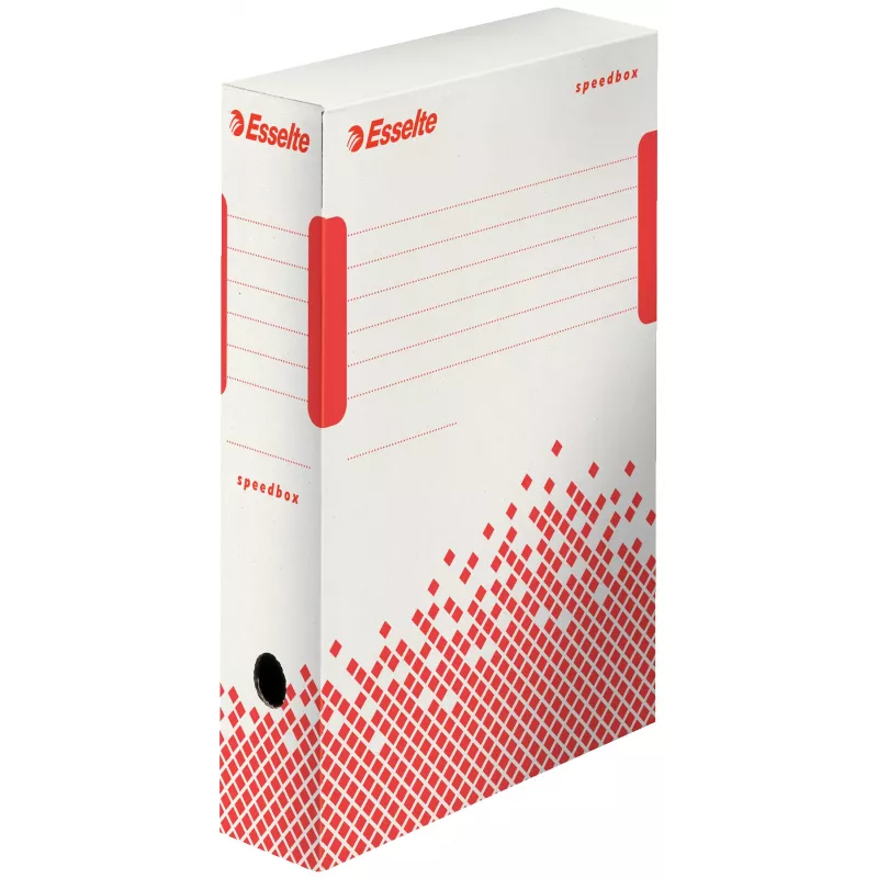 Esselte archyvavimo dėžutė Speedbox FSC® 80 mm, popierius, balta, A4, horizontalus/vertikalus, 80 mm, 250 mm