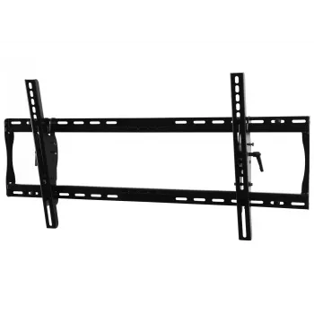 TV grindų laikiklis Peerless PT660 90 colių (2,29 m) ekranams, palaiko iki 91 kg, VESA iki 800x400, pakreipimas -5° iki 15°, juodas