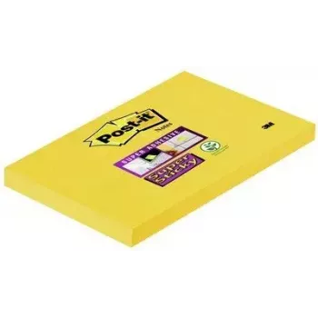 Post-It Lapeliai Popierius Stačiakampiai Geltoni 90 lapelių Lipnūs 3M