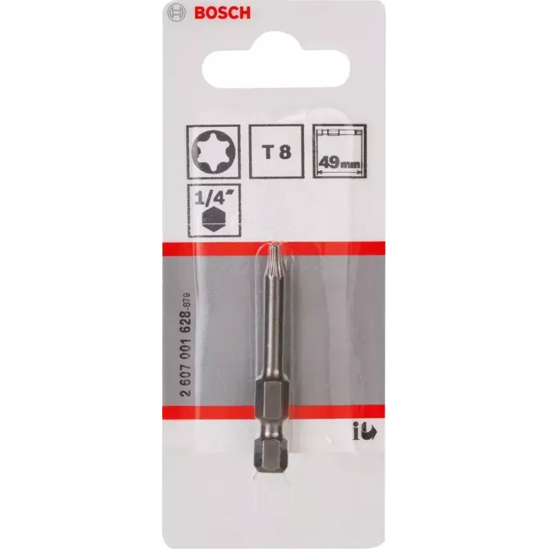Atsuktuvo antgalis Bosch 2607001628 T8 ypač tvirtas 49 mm