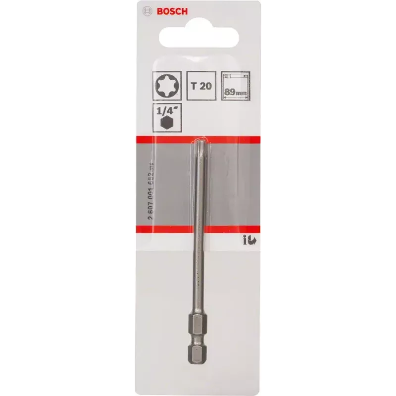 Screwdriver Bit Bosch 2 607 001 652 T20 1 vnt. 89 mm