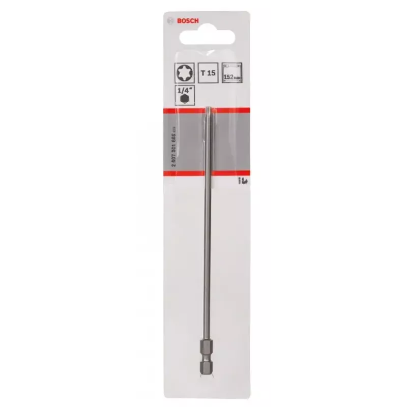 Atsuktuvo antgalis Bosch 2607001666 T15 Ypač kietas 152 mm Šešiabriaunis