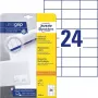 Lipnios etiketės Stačiakampis AVERY 3474-10