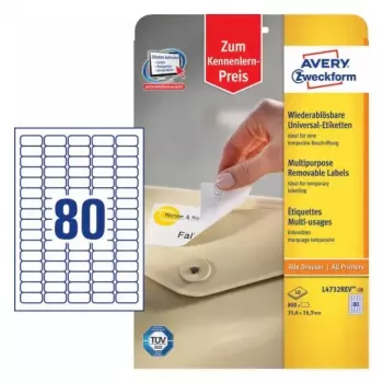 Lipnus spausdintuvo etiketė AVERY L4732REV-10
