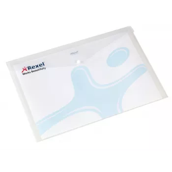 Rexel Active Folder A3 White (5), A3, polipropilenas (PP), permatomas, baltas, 0,15 mm, 458 mm, 323 mm