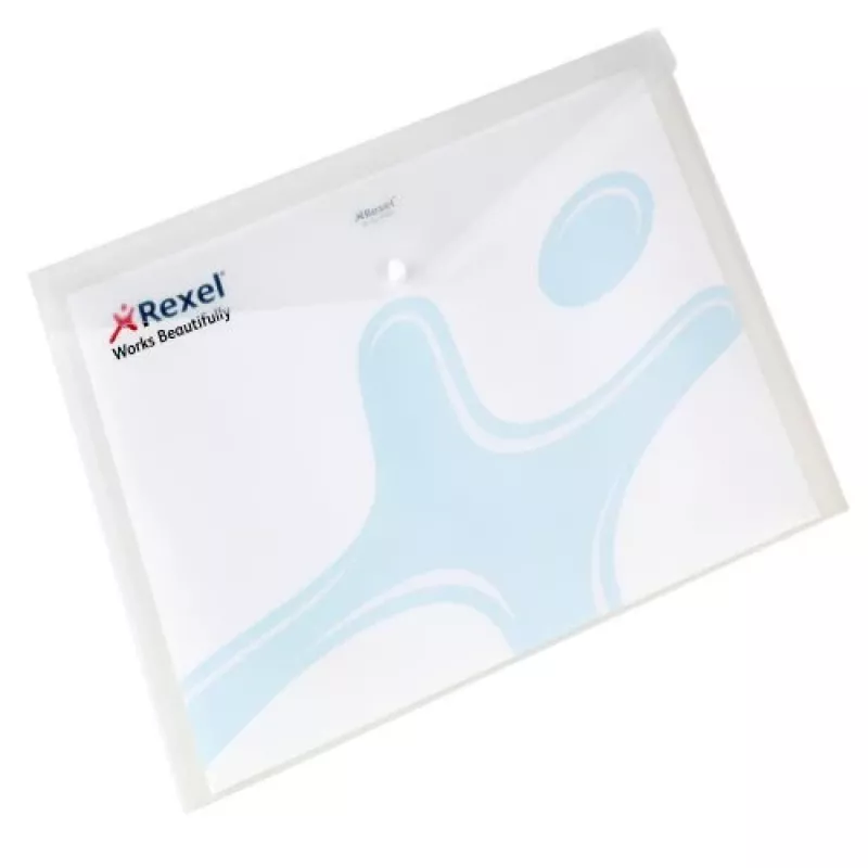 Rexel Active Folder A3 White (5), A3, polipropilenas (PP), permatomas, baltas, 0,15 mm, 458 mm, 323 mm