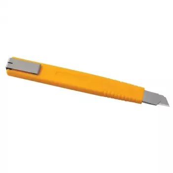 Universalus peilis C.K Tools T0951 pilkas geltonas nuplėšiamų ašmenų peilis