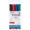 Marker Edding 380 Bullet tip Juoda Blue Green Red