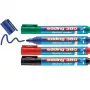 Marker Edding 380 Bullet tip Juoda Blue Green Red