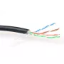 komutacinis kabelis ACT CAT5E F/UTP LSZH Stranded Juoda 100 m