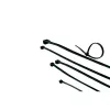 ACT kabelių raiščiai - juodi, ilgis 150 mm, plotis 3,6 mm, atsegamas kabelių raištis, nailonas, juoda, -40 - 85 °C, 150 mm, 3,6 mm