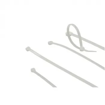 ACT kabelių raiščiai skaidrūs, ilgis 203 mm, plotis 4,6 mm (CT1050)